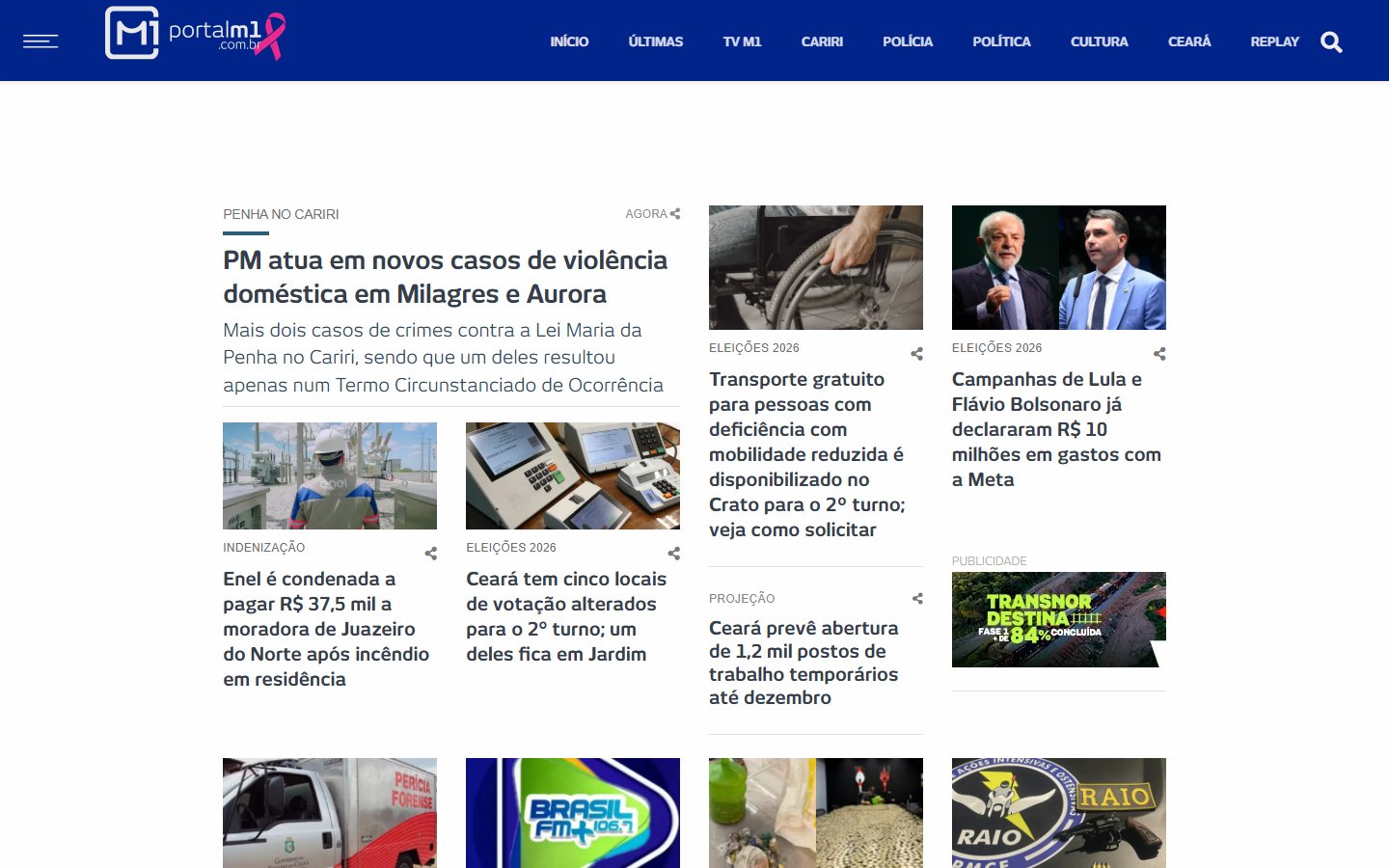Capa do portal PortalM1